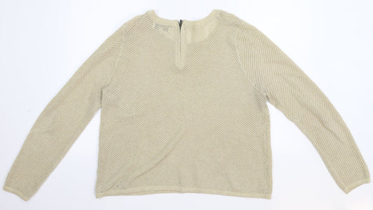 NEXT Womens Beige   Pullover Jumper Size 16