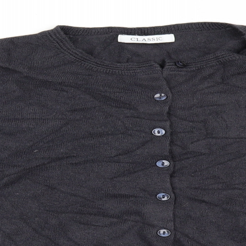 Marks and Spencer Womens Grey   Cape Jumper Size 12