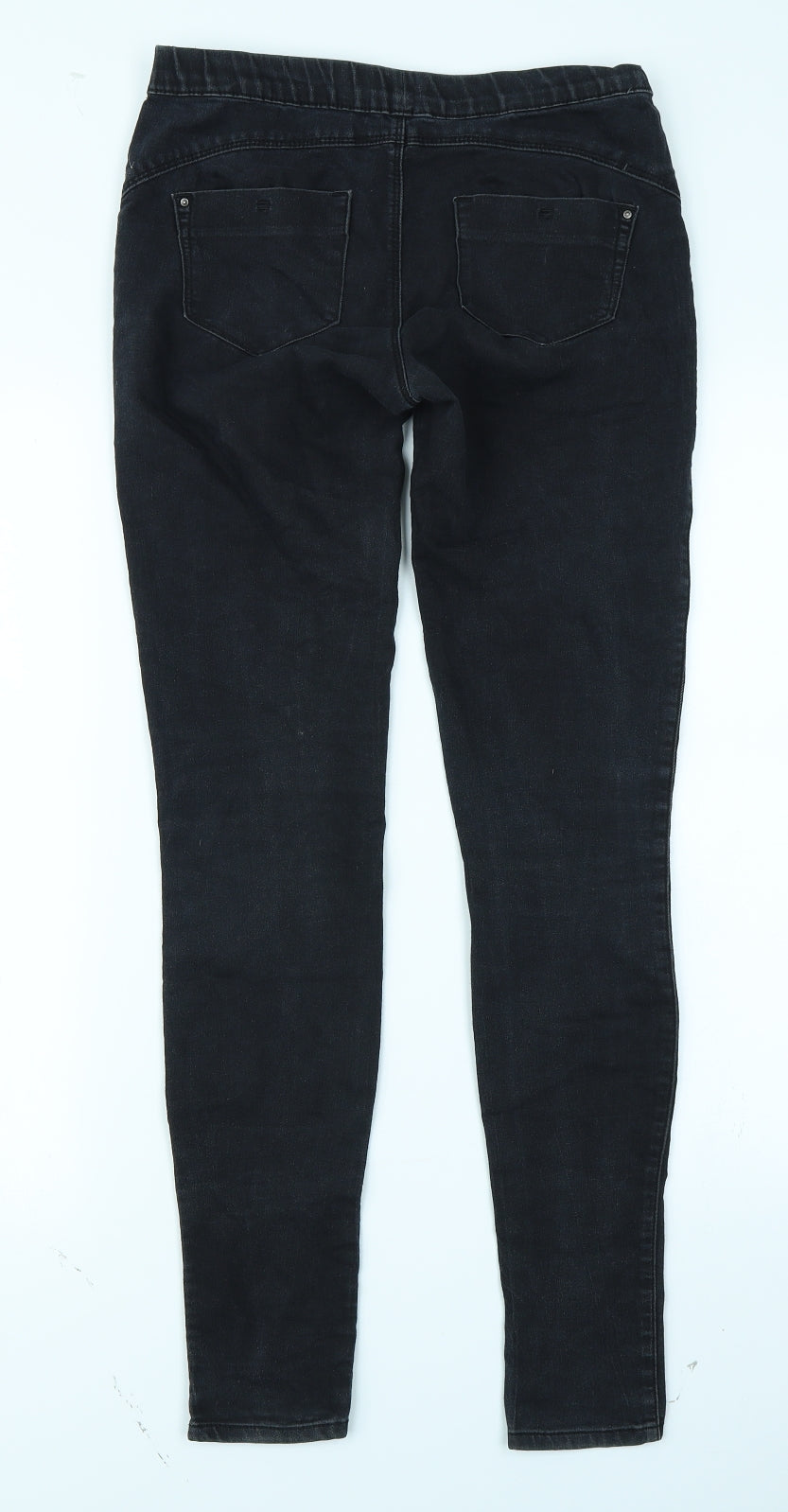 Denim Co Womens Black  Denim Jegging Jeans Size 6 L28 in