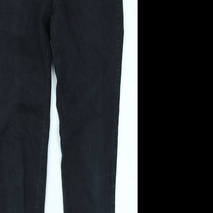 Denim Co Womens Black  Denim Jegging Jeans Size 6 L28 in