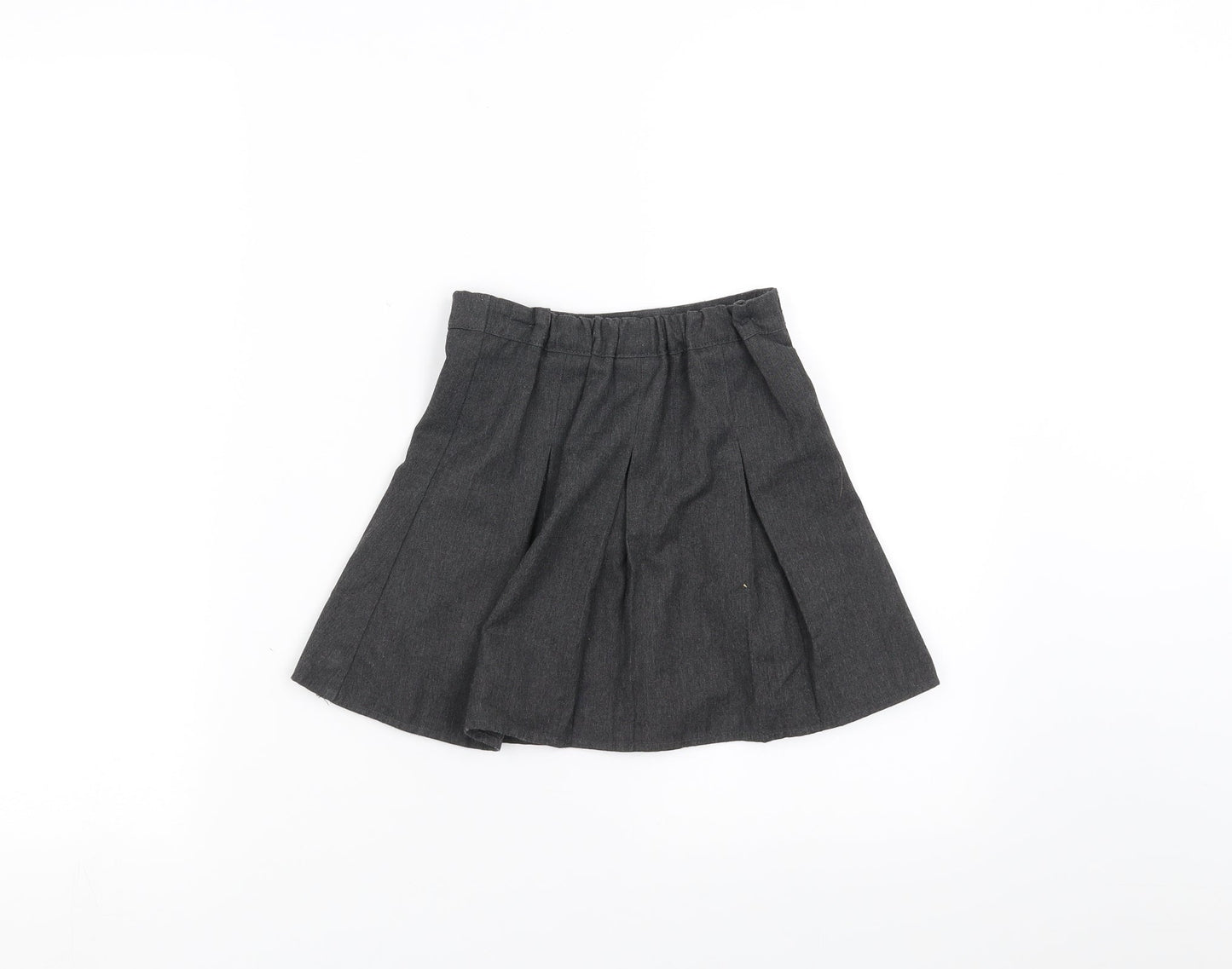 Preworn Girls Grey   A-Line Skirt Size 3-4 Years - School