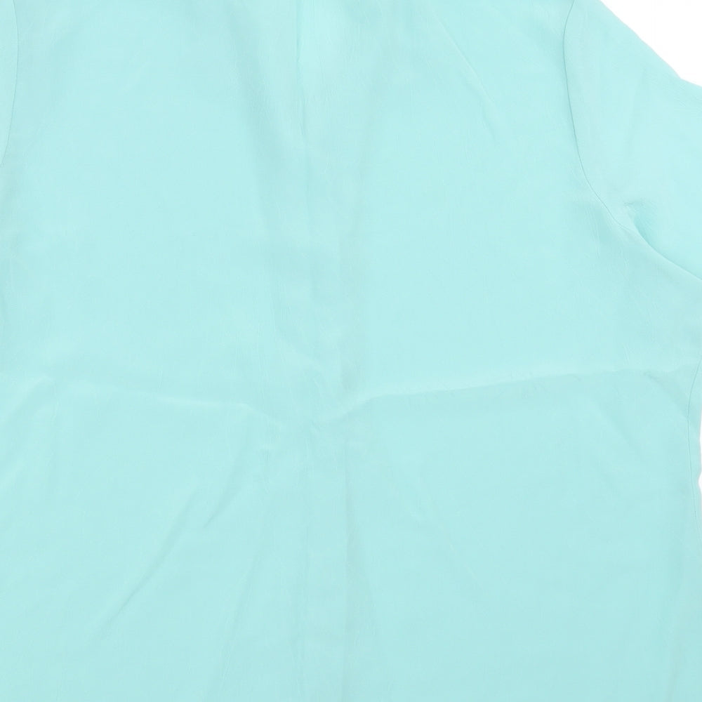 Womens UK Size 18 Design essentials Green Basic Blouse