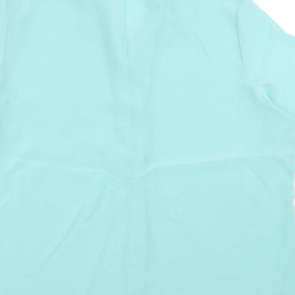 Womens UK Size 18 Design essentials Green Basic Blouse