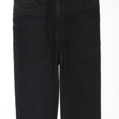 H&M Girls Black  Denim Skinny Jeans Size 8-9 Years