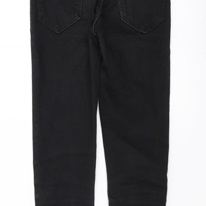 H&M Girls Black  Denim Skinny Jeans Size 8-9 Years