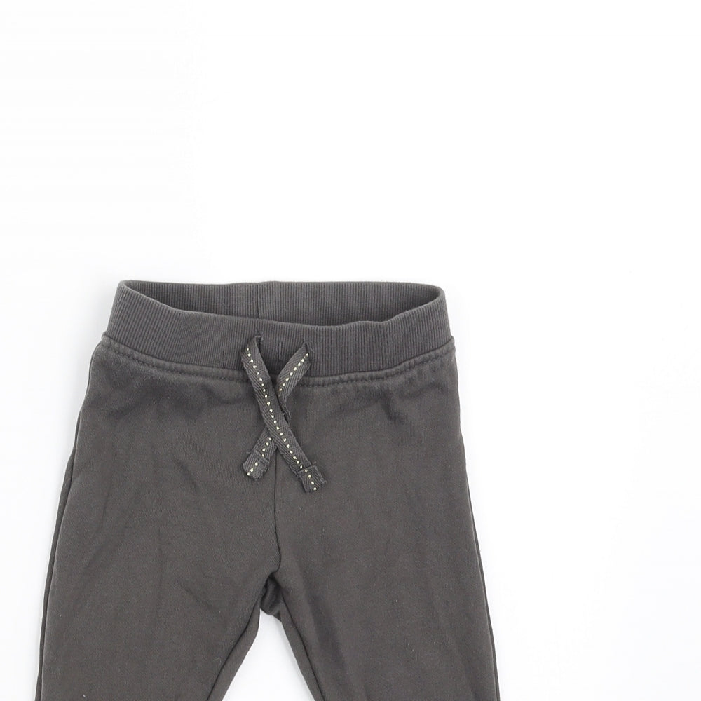 Primark Girls Grey   Jogger Trousers Size 6-9 Months