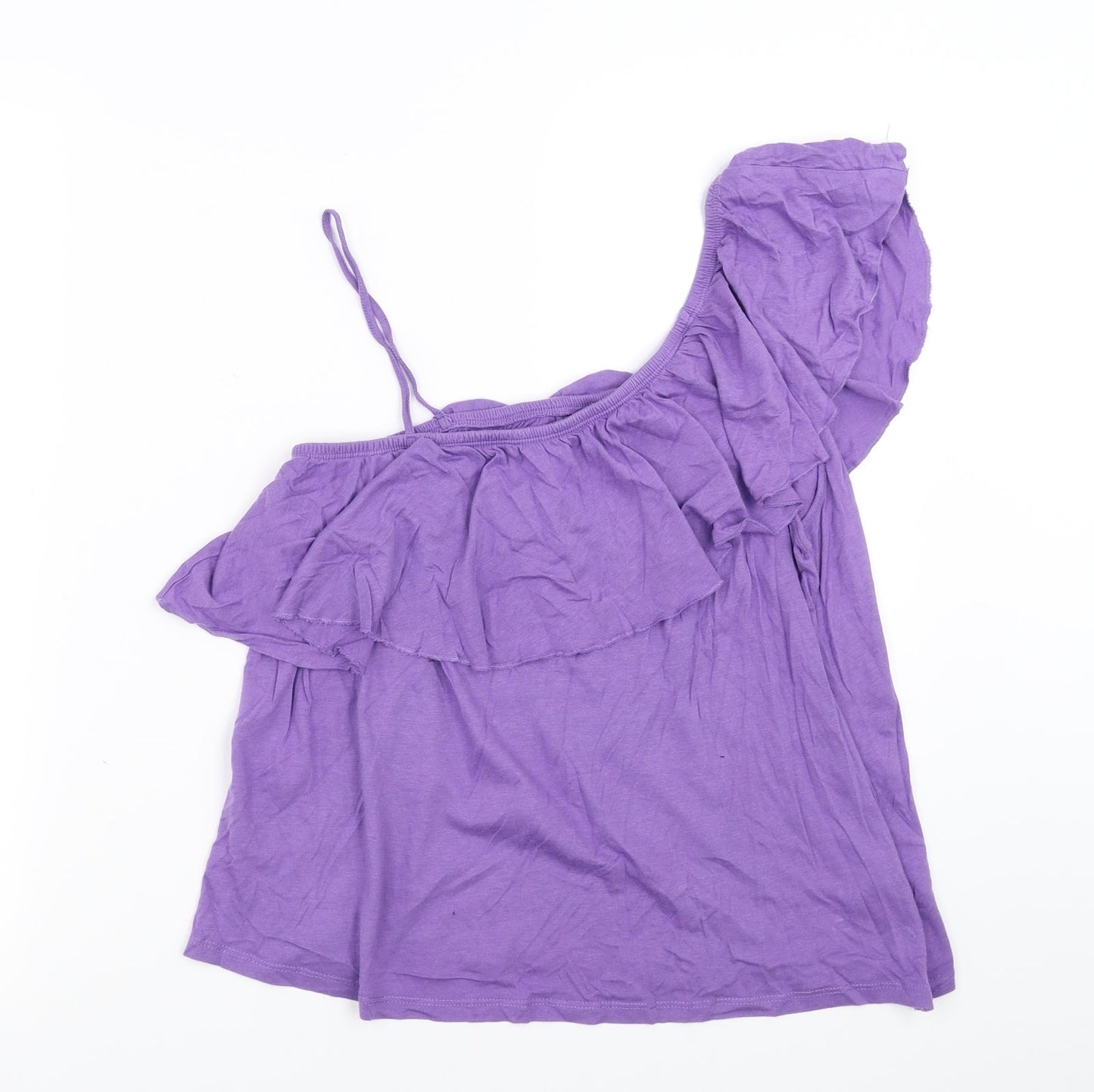 Womens UK Size 14 New Look Purple Basic Blouse
