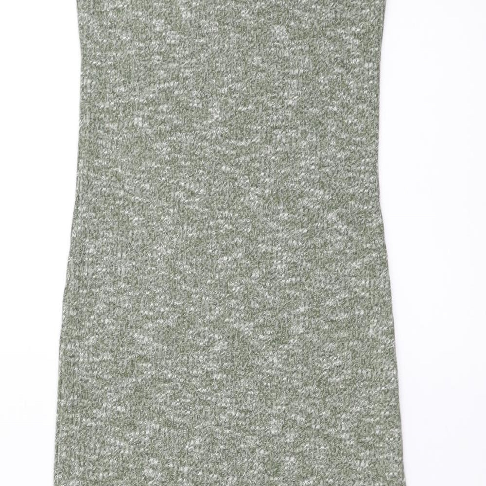 Icon Womens Green   T-Shirt Dress  Size S