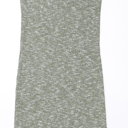 Icon Womens Green   T-Shirt Dress  Size S