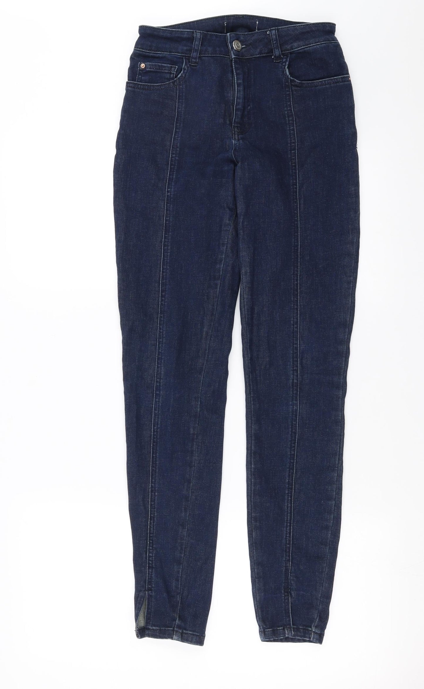 Womens UK Size 26 in Preworn Extra-Slim Fit Skinny Blue Jeans