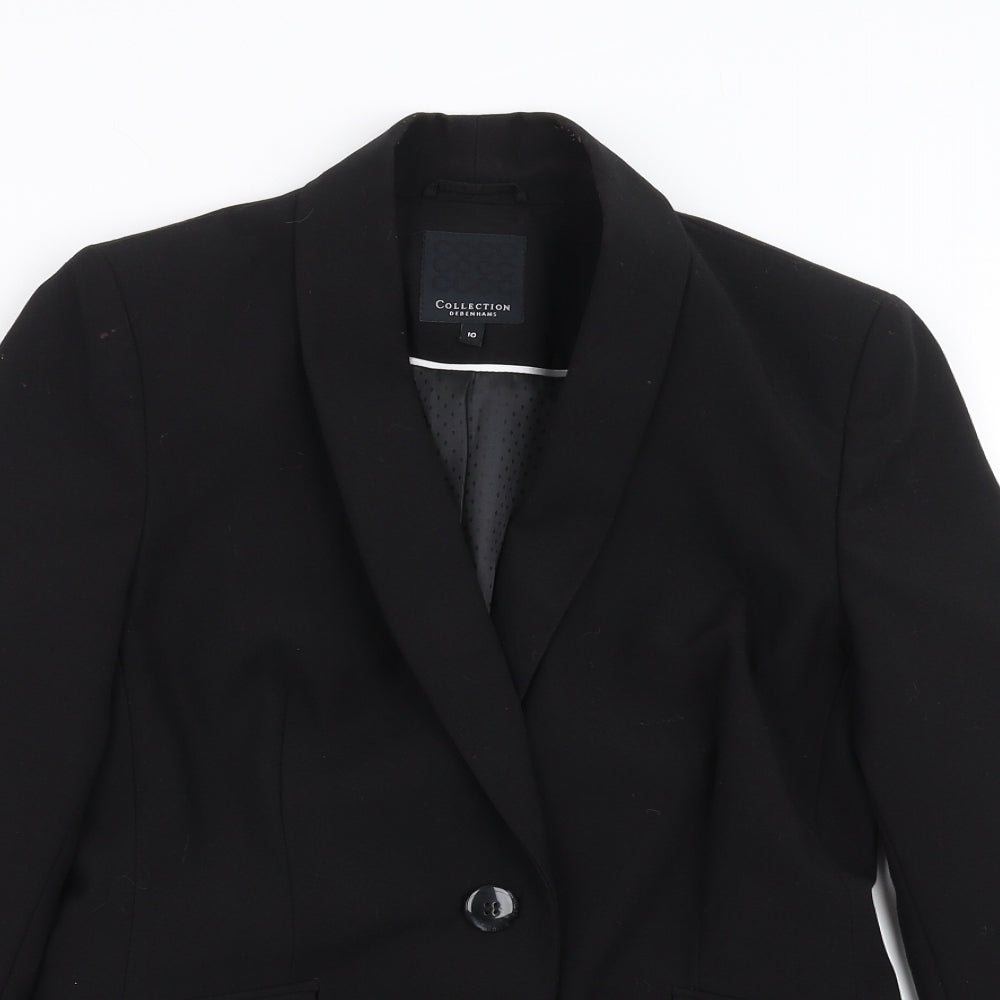 Debenhams Womens Black   Jacket Suit Jacket Size 10
