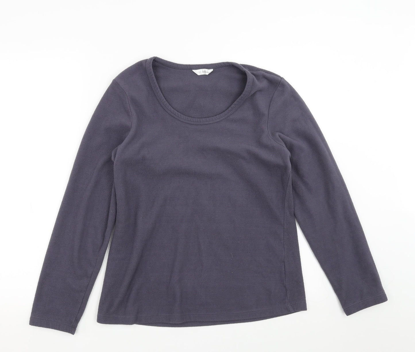 Marks and Spencer Womens Purple  Fleece Pullover Jumper Size 12