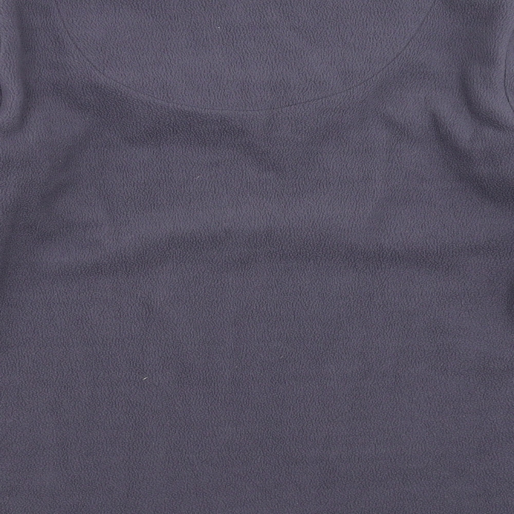 Marks and Spencer Womens Purple  Fleece Pullover Jumper Size 12