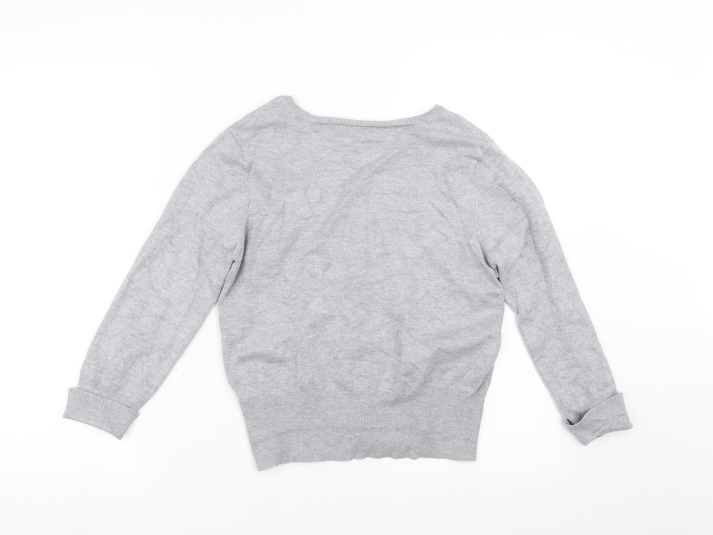 M&Co Womens Grey   Cardigan Jumper Size S