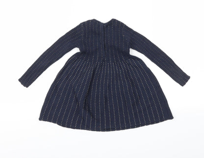 molo Girls Blue   Fit & Flare  Size 9-12 Months