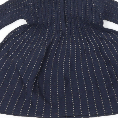 molo Girls Blue   Fit & Flare  Size 9-12 Months