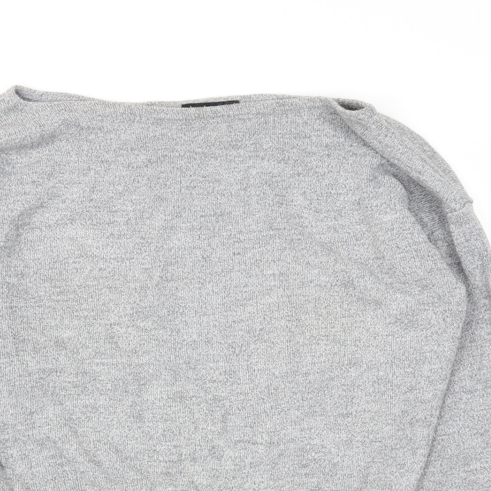 Boohoo Womens Grey   Pullover Jumper Size M