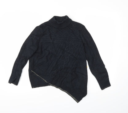 M&S Womens Black   Pullover Jumper Size 10