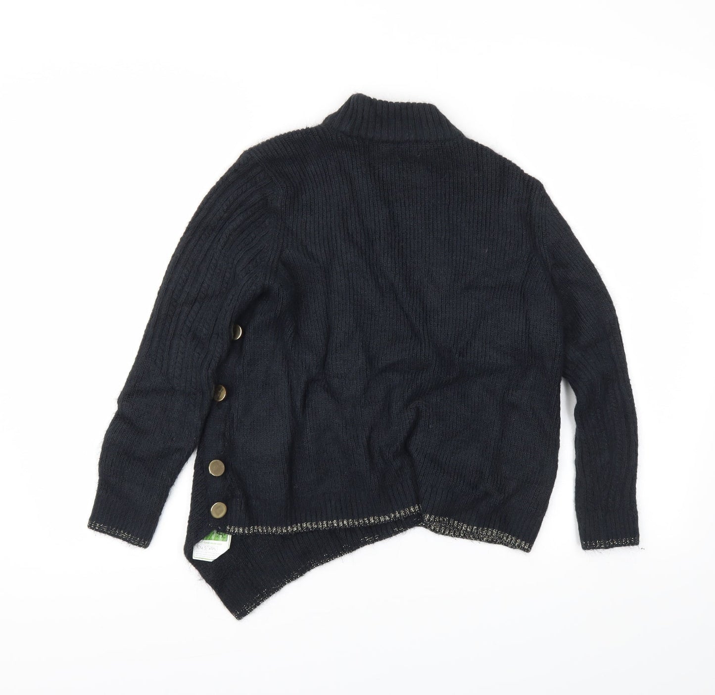 M&S Womens Black   Pullover Jumper Size 10