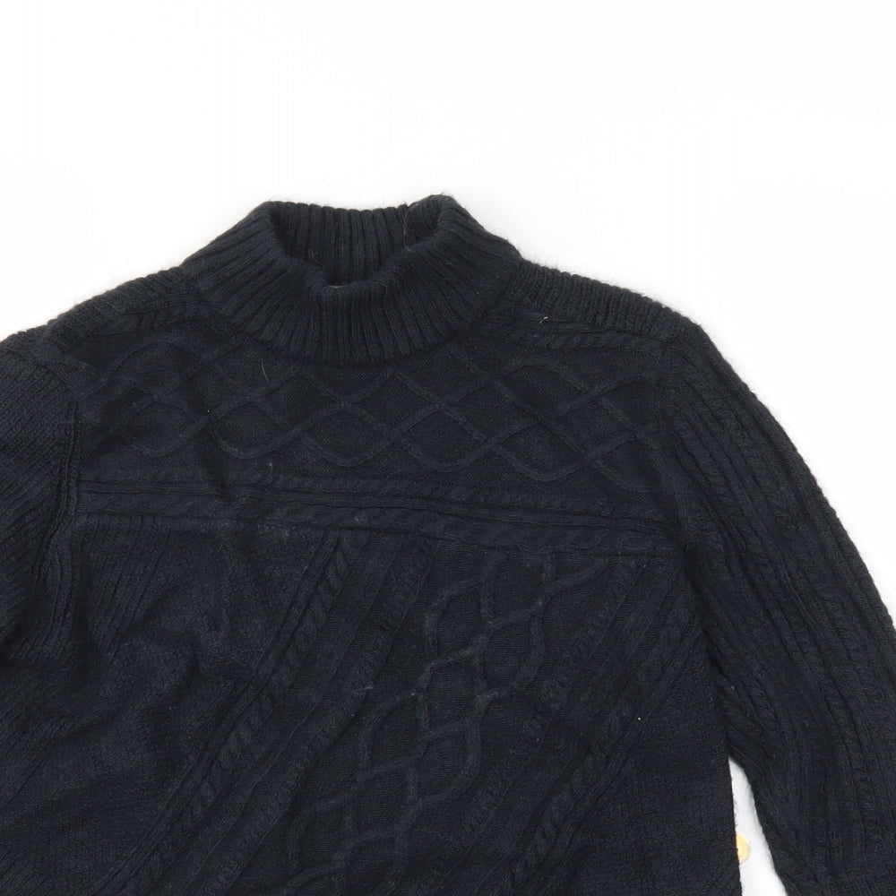 M&S Womens Black   Pullover Jumper Size 10