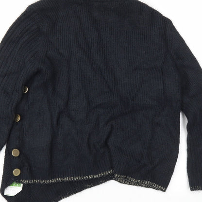 M&S Womens Black   Pullover Jumper Size 10
