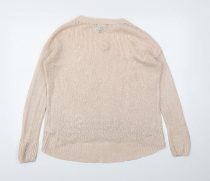 New Look Womens Pink   Pullover Jumper Size S