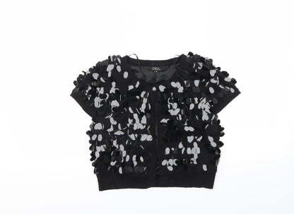 Star Womens Black   Cardigan Jumper Size 8