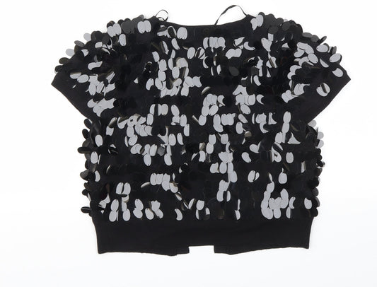 Star Womens Black   Cardigan Jumper Size 8