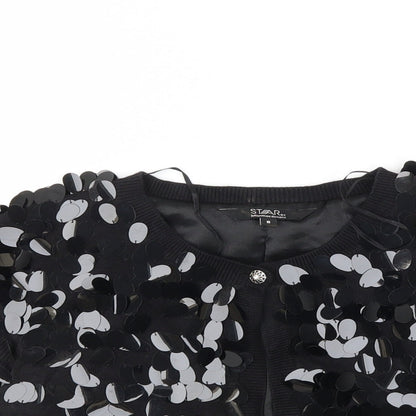 Star Womens Black   Cardigan Jumper Size 8