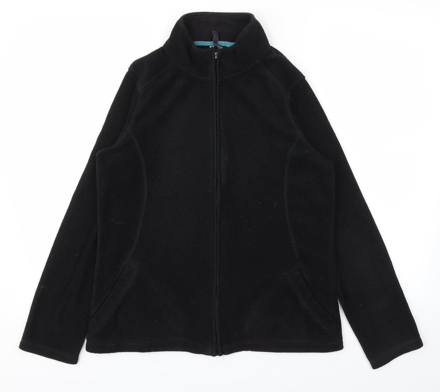 F&F Womens Black   Full Zip Jumper Size 12