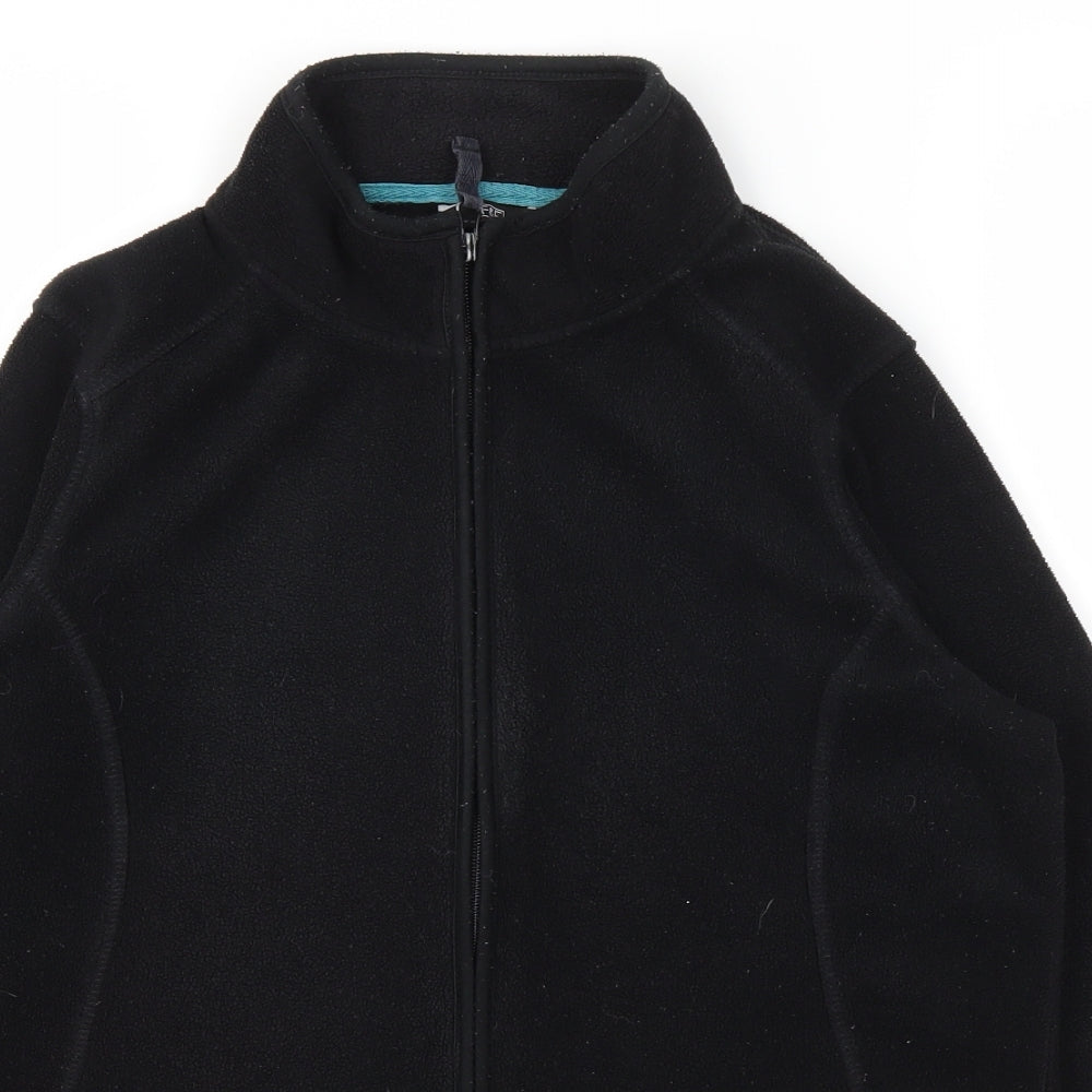 F&F Womens Black   Full Zip Jumper Size 12