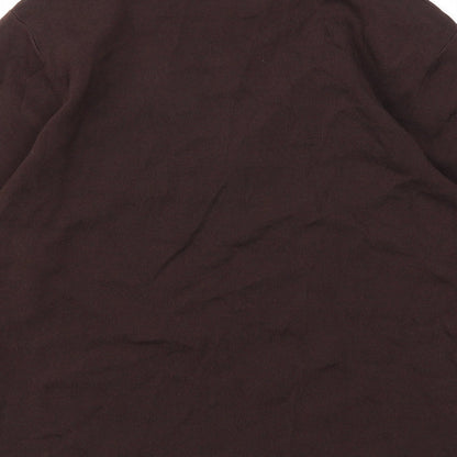 Womens UK Size S Roman Originals Brown Basic T-Shirt
