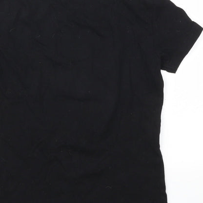 UTLAWS Boys Black Animal Print  Basic T-Shirt Size 7-8 Years