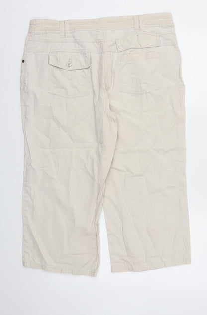 TU  Womens Beige   Trousers  Size 16 L21 in