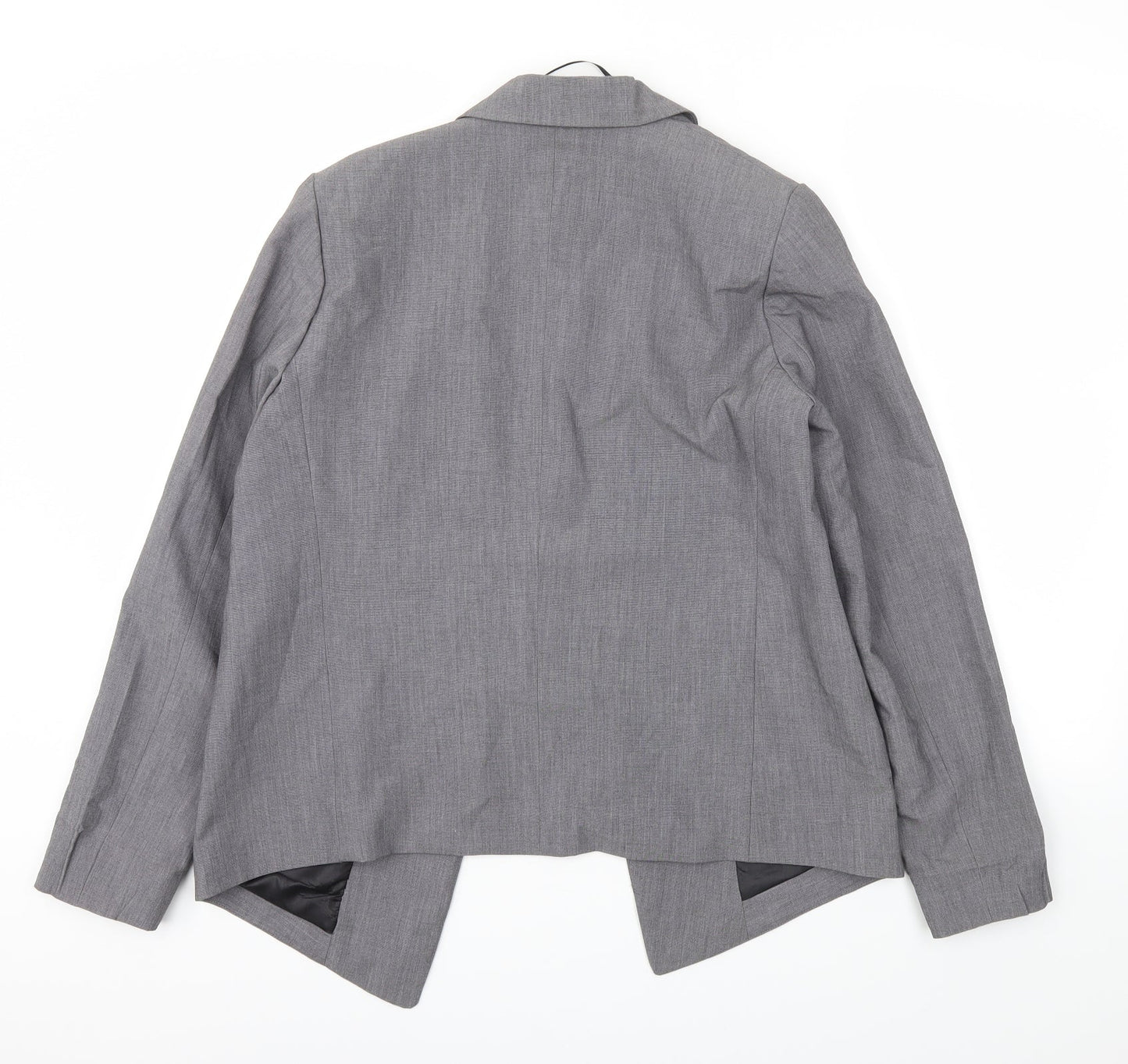 Boohoo Womens Grey   Jacket Blazer Size M