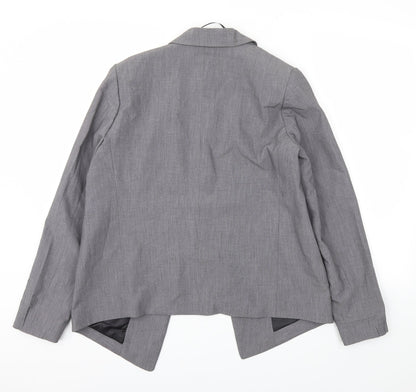 Boohoo Womens Grey   Jacket Blazer Size M
