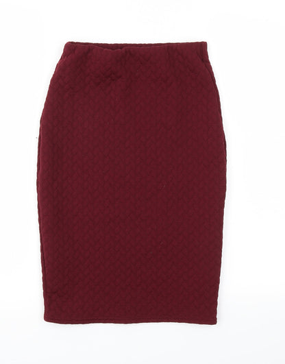 Blonde & Blonde  Womens Purple   A-Line Skirt Size 8