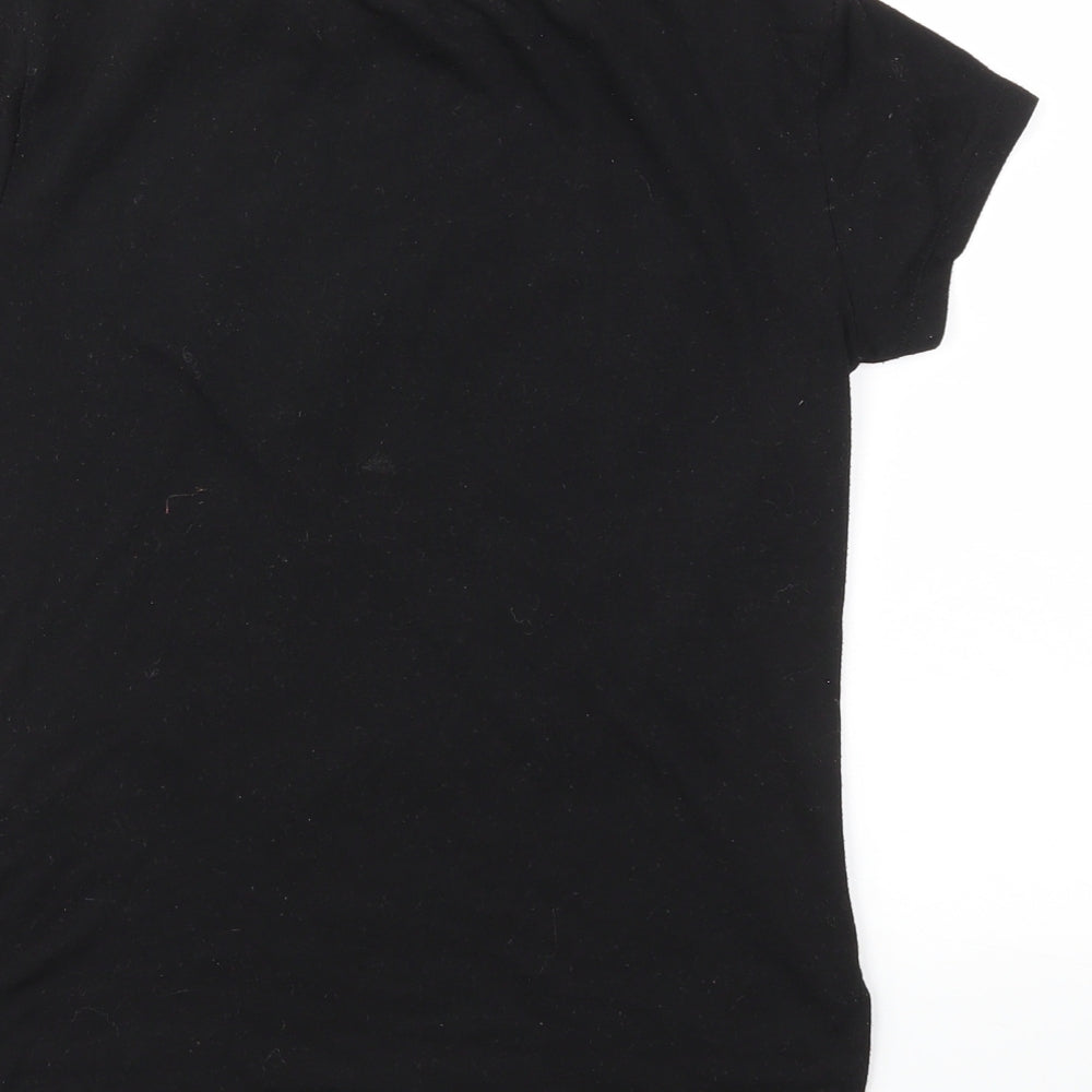MISS Girls Black   Basic T-Shirt Size 9-10 Years