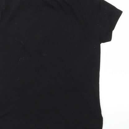MISS Girls Black   Basic T-Shirt Size 9-10 Years