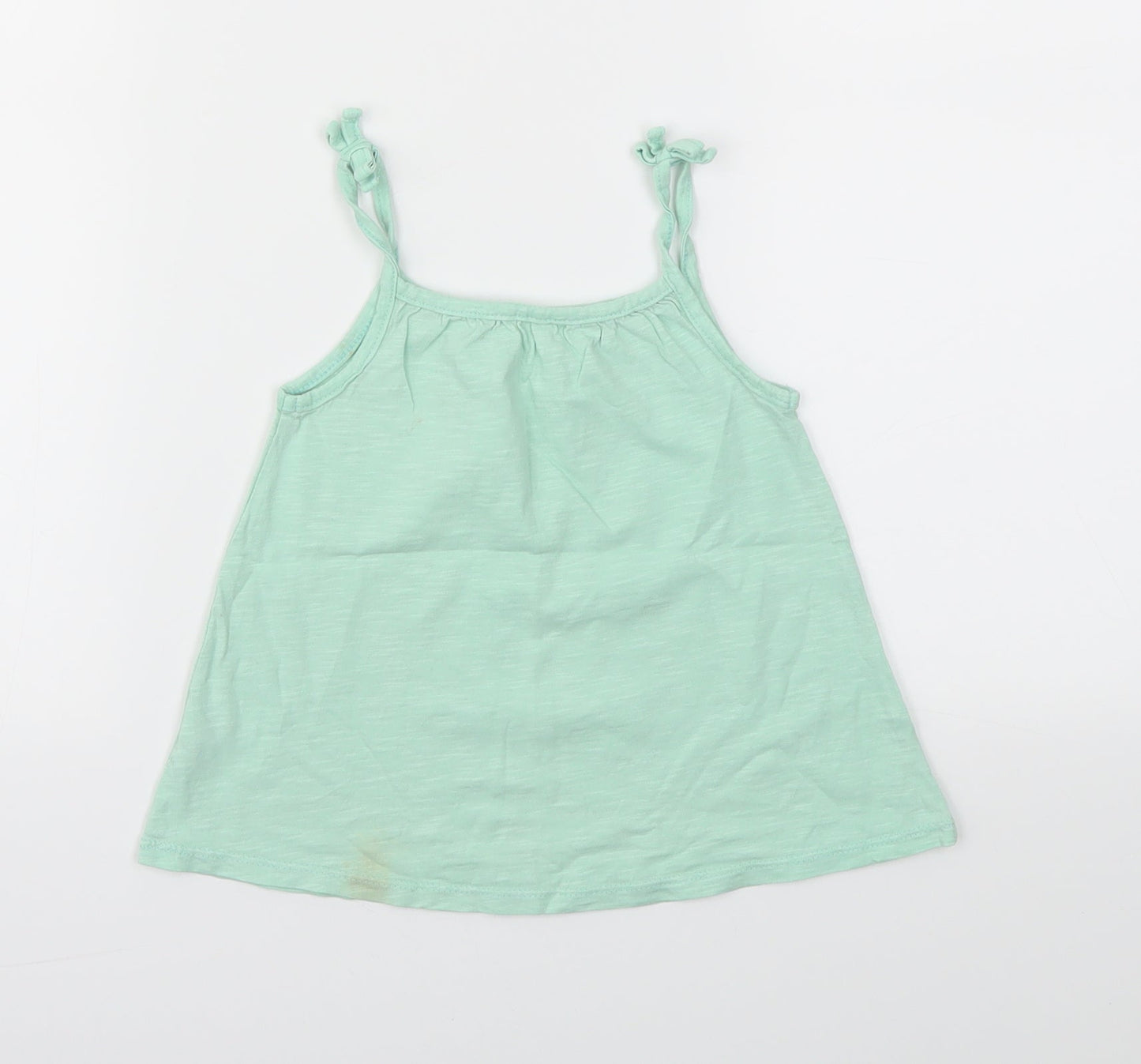 George Girls Green   Basic T-Shirt Size 3-4 Years