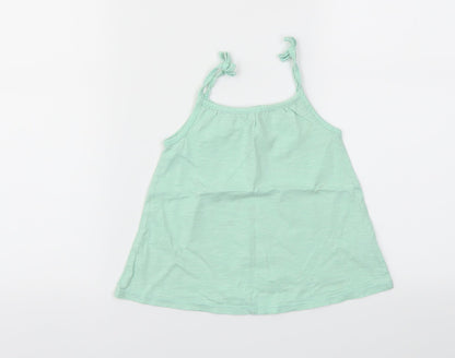 George Girls Green   Basic T-Shirt Size 3-4 Years