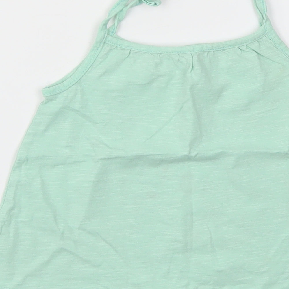 George Girls Green   Basic T-Shirt Size 3-4 Years