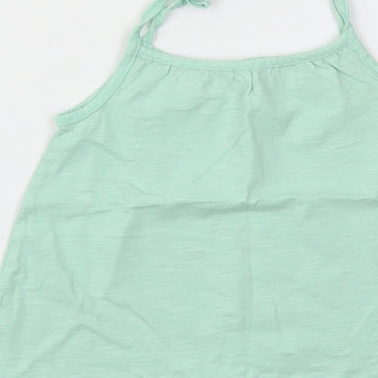 George Girls Green   Basic T-Shirt Size 3-4 Years