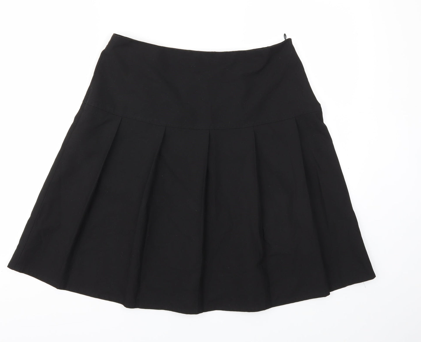 M&S Womens Black   Flare Skirt Size 31 in