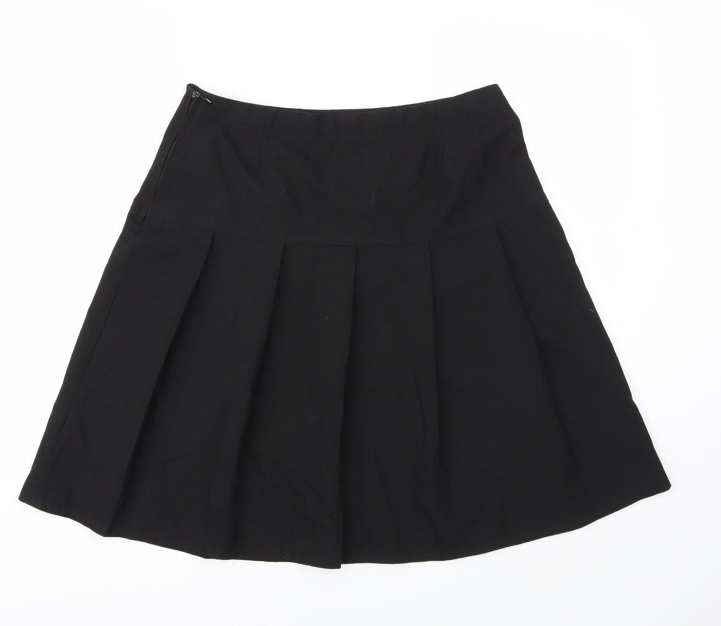 M&S Womens Black   Flare Skirt Size 31 in