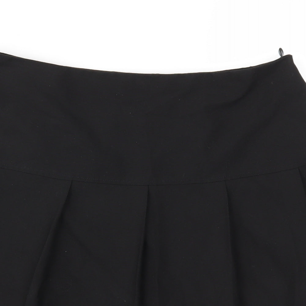 M&S Womens Black   Flare Skirt Size 31 in