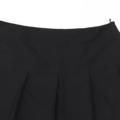 M&S Womens Black   Flare Skirt Size 31 in