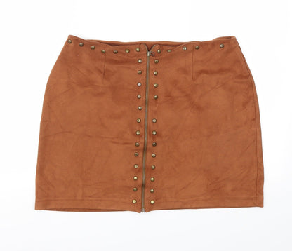 NEXT  Womens Brown   A-Line Skirt Size 14