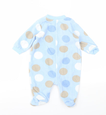 Matalan  Blue Polka Dot  Babygrow One-Piece Size 3-6 Months