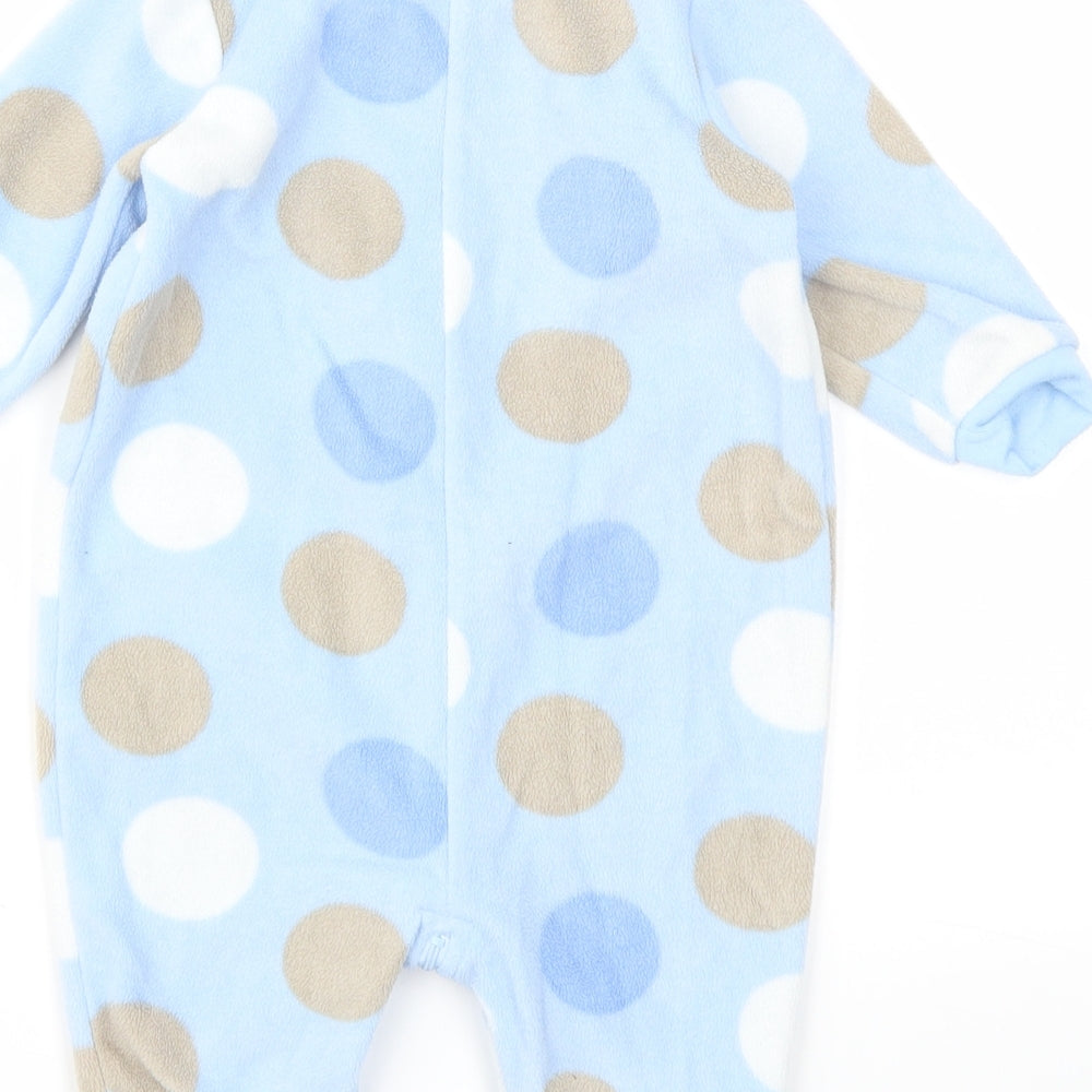 Matalan  Blue Polka Dot  Babygrow One-Piece Size 3-6 Months